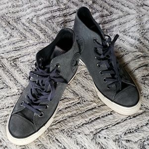 Chuck Taylor All Star Lux Grey Suede Wedge